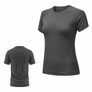 <strong>Marino</strong> <strong>Wool</strong> Acrivewear T-shirt Seamless Knit Top O-Neck Breathable Natural Stain Quick-drying Soft <strong>Base</strong> <strong>Layer</strong> for Men and Women - Product Image 5