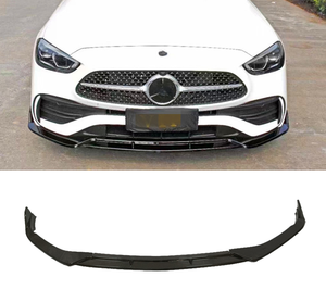 Nuevo alerón delantero de fibra de carbono estilo B W206 C200 <span class=keywords><strong>C250</strong></span> con salida de escape para <span class=keywords><strong>Mercedes</strong></span> Clase C 2022-2024 - Product Image 2