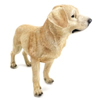 Statue de chien de jardin en résine, usine de chine, prix bon marché, animal gonflable labrador retriever chien décorations d'animaux