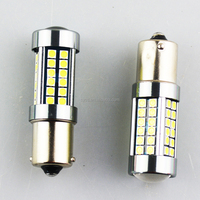 Pièces et accessoires automobiles Ampoule LED antibrouillard 12V pour voiture - Super Lumineuse Blanche S25 1156 BA15S 54SMD 3030 54LED Rétrofit/Amélioration