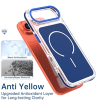 Étui de téléphone magnétique robuste et résistant pour iPhone 17 Air, double couche antichoc, protection mobile