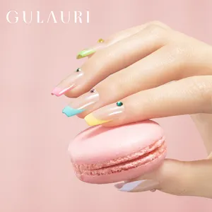 GULAURI Hot Popular Creative Spring Summer light color Nail Art Soak Off DIY Candy Colorful Gel Neon Polish Gel