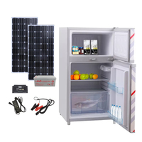 Réfrigérateur à compresseur DC 12V 24V pour le camping Réfrigérateur à énergie solaire facile à utiliser