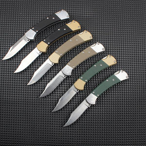 Cuchillo Plegable Multifuncional BUK-112 de Alta Calidad al por Mayor de Fábrica, Cuchillo de Supervivencia Afilado para Campamento al Aire Libre con Mango G10 - Product Image 1
