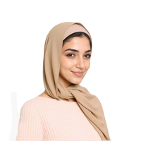 Lignes Custom Hijabs, Voiles, Châles et Foulards pour Femmes Ethniques, Couleur Unie, en Rayonne, Coton, Modal et Voile Modal