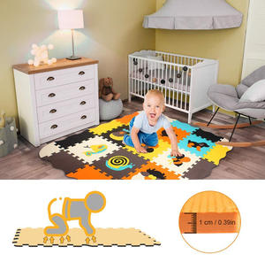 2025 tapis de parc en mousse EVA pour bébé amélioré best-seller puzzle animal à emboîtement tapis rampant Non toxique pour l'activité des tout-petits à la maison - Product Image 2