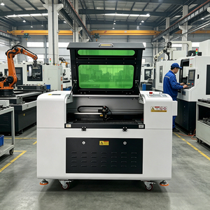 Nouvelle machine de découpe et gravure laser CO2 haute puissance 60W 80W 100W 1040 pour verre, caoutchouc, bois, contreplaqué, papier - Product Image 1