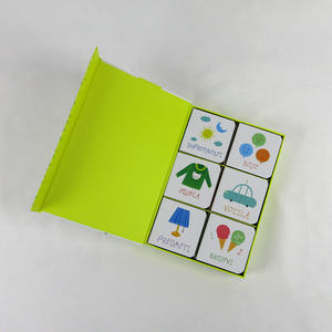 Buku papan buku anak-anak kualitas tinggi kustom buku karton pembelajaran Mini bayi dengan Set kotak - Product Image 6