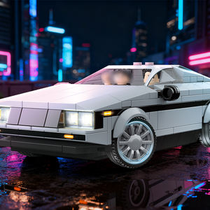 Technic <span class=keywords><strong>DMC</strong></span> 12 voitures de collection Vintage Super modèle de voiture Kit véhicule Miniature Construction Puzzle Building Block Cars - Product Image 4