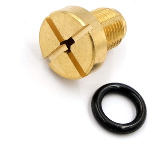 BMW Expansion Tank Drain <b>Plug</b> Screw With O Ring 17111712788 Brass For E36 E39 E46 - Product Image 1