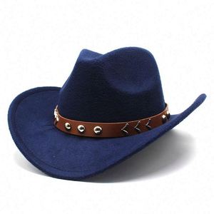 Sombrero de Vaquero Hecho a Mano, Impermeable y Ecológico, Estilo Mexicano, para Caza y Deportes, de Poliéster/Algodón, para las Cuatro Estaciones - Product Image 3