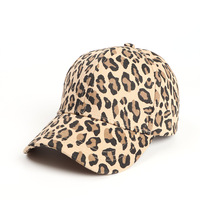 Nueva Gorra de Béisbol con Visera Curva y Estampado de Vaca de Dibujos Animados, Gorra con Visera Rígida y Estampado de Leopardo para Hombres y Mujeres, Gorra de Sol Moderna