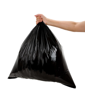 ถุงขยะพลาสติก HDPE แบบหนาสำหรับงานหนักจากเวียดนาม ปิดผนึกด้วยความร้อน ลายนูน โลโก้สั่งทำได้ มีฐานข้าง สำหรับบรรจุภัณฑ์และเก็บขยะ - Product Image 1