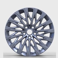 Jantes en aluminium pour voiture Lexus LM, 19x8.0 pouces, Hyper Black, ET35mm, faible MOQ, en stock
