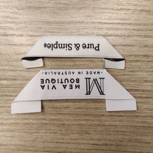 Custom Garment Woven <b>Label</b> Private Logo/Brand <b>Name</b> Neck <b>Labels</b> Main <b>Label</b> With High Grade Clothing Accessories - Product Image 3
