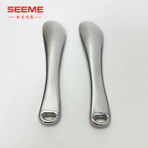 64Mm Luxe Zilveren Make-Up Metalen Mini Lepel Spatels Oogcrème <span class=keywords><strong>Applicator</strong></span> Mini Make-Up Lepel - Product Image 3