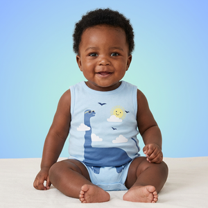 Proveedor de Monos de Algodón para Bebés Recién Nacidos con Estampado Personalizado, Venta al Por Mayor de Fábrica - Product Image 1
