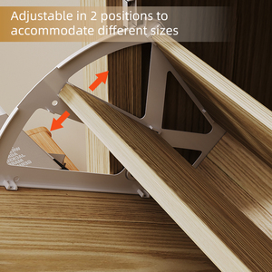 Zapatero de 2 capas de Color de madera ultrafino para interiores, armario de zapatos de almacenamiento de entrada de pasillo de sala de estar Simple - Product Image 2