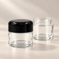 Pot de stockage pour herbes en verre borosilicate de qualité supérieure, avec bouchon de sécurité enfant, anti-odeur, protection UV, large ouverture, pour le stockage de tabac et de produits de broyage