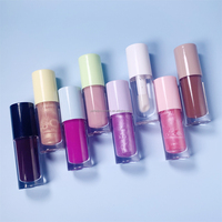 Fournisseur de gloss à lèvres, créez votre propre gloss aromatisé personnalisé, vegan, marque privée, enrichi en vitamine E, gloss améliorant les lèvres, gloss brillant OEM