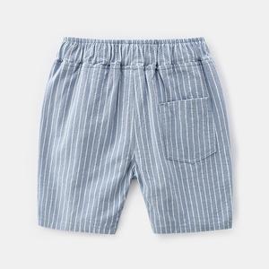 Pantalones Cortos Casuales con Tirantes de Algodón a Rayas para Niños, Producto Top 10 en Ventas en China - Product Image 6