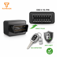 Traceur GPS OBD 4G à 16 broches à branchement direct avec localisation en temps réel (GPS, BDS, LBS), géolocalisation, antivol et détection ACC pour véhicule