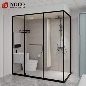 Ensemble complet de toilettes portables intégrées avec matériau de conteneur, séparation sèche et humide pour usage domestique, salle de bain intégrée - Product Image 2