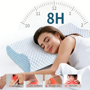 Almohada Ortopédica YUE RISE OEM ODM para Alivio del <span class=keywords><strong>Dolor</strong></span> <span class=keywords><strong>Cervical</strong></span>, Soporte Ergonómico, Antiácaros, Agradable al Tacto, para Hotel, Venta al Por Mayor - Product Image 2
