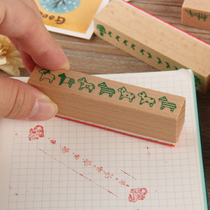 Tampons encreurs en bois pour enfants, thème <span class=keywords><strong>voyage</strong></span>, 2020 - Product Image 4