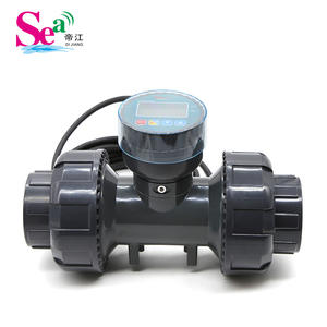 เซ็นเซอร์วัดการไหลของน้ำแบบดิจิตอลอัจฉริยะ มาตรฐานญี่ปุ่น-อเมริกัน ท่อพีวีซี ทนกรด-ด่าง สำหรับการชลประทานในพื้นที่เกษตรกรรม - Product Image 2