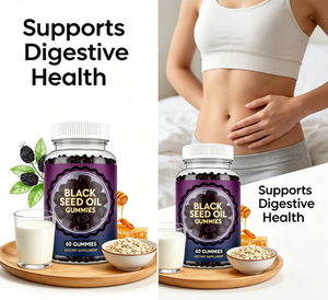 Gomitas de Aceite de Semillas Negras en Oferta, Suplemento Natural de Nigella Sativa para la Salud Digestiva y Refuerzo del Sistema Inmunitario - Product Image 3