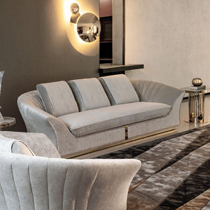 Juego de Sofás de Lujo de 1, 2, 3 y 4 Plazas para Sala de Estar de Hotel, Tapizado en Gamuza, Directo de Fábrica - Product Image 2