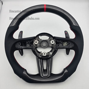 พวงมาลัยหนังทำจากคาร์บอนไฟเบอร์สำหรับพวงมาลัยรถยนต์ CX5 CX4 CX3 - Product Image 2