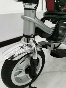 Tricycle bébé 4 en 1 avec siège rotatif, certifié CE, vente en gros de poussettes pour enfants - Product Image 2