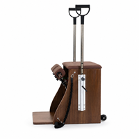 Chaise Wunda de Pilates en Noyer Massif, Équipement Commercial et Domestique de Pilates, OEM ODM, Chaise Wunda de Pilates Personnalisée, Équipement de Fitness