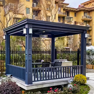 Gazebo extérieur personnalisé de 2 à 20% de réduction pour l'<span class=keywords><strong>hiver</strong></span>, pavillon de jardin, patio moderne, <span class=keywords><strong>pergola</strong></span> solaire - Product Image 6