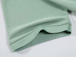 Polo de golf à manches courtes uni de haute qualité avec logo personnalisé, séchage rapide, sans couture, pour hommes, chemise de polo pour affaires - Product Image 5