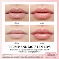 Huile à lèvres mate à base de plantes qui change de couleur pour les lèvres sèches, hydratante, maquillage quotidien, logo personnalisé, cosmétique de beauté
