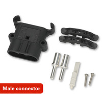 Connecteur de batterie en cuivre REMA 80A/160A/320A 150V, protection IP23, prise de charge industrielle pour chariot élévateur électrique, transpalette