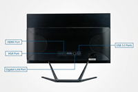 PC Monobloque Intel Core i7 i9 al por Mayor, PC de Escritorio Todo en Uno con 16GB/32GB de RAM DDR5, SSD, Windows 10/11, Computadora Empresarial