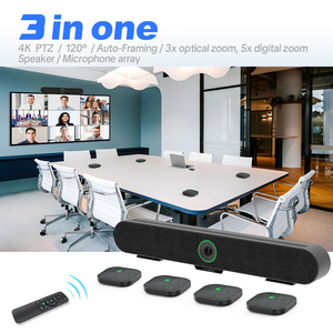 <span class=keywords><strong>Nouvelle</strong></span> Caméra de Conférence Tout-en-un PTZ 4K Optics avec Suivi Automatique IA et Microphone Sans Fil Étendu pour <span class=keywords><strong>Zoom</strong></span> et Teams - Product Image 2