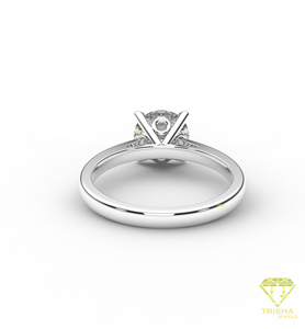 Anillo de Compromiso de Moissanita con Diseño Único para Joyería Nupcial, Celebración de Bodas y Regalos, Disponible al Mejor Precio del Mercado - Product Image 1