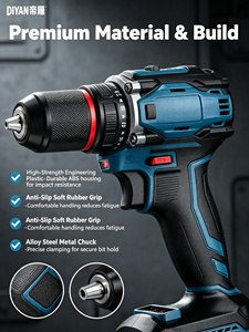 21V Brushless Cordless Hammer <strong>Drill</strong> Kit <strong>Lithium</strong> Impact <strong>Drill</strong> Set with Battery for Concrete Masonry Industrial OEM ODM Wholesale - Product Image 5