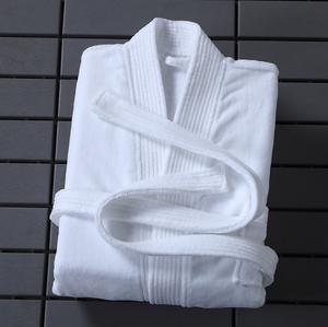 Peignoir d'Hôtel Personnalisé de Luxe en Velours Éponge Épais, Peignoir d'Hiver en Velours Doux et Épais - Product Image 4