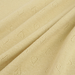 Tissu jacquard en coton peigné 100% Boran Textiles, tricot pointelle 3D, pour barboteuse bébé, t-shirt, débardeur, pyjama enfant - Product Image 3