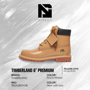 Botas Timberland Premium Impermeables de 6 Pulgadas para Niños, Color 'Trigo', Primavera-Otoño, Botas Casuales de Cuero Estilo Martin - Product Image 6