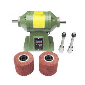 Machine à polir les arbres à roue, de type table, à vitesse réglable, pour le bois, le métal, le cuir et le tissu - Product Image 6