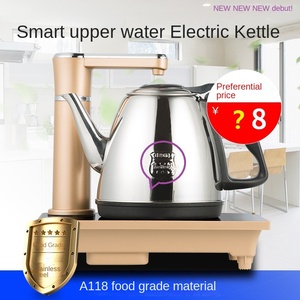Electric Fully Automatic Double Kettle <b>Teapot</b> Set 1.8L <b>Stainless</b> <b>Steel</b> Safety Auto-off 1200W Boil-Dry Protection Water Dispenser - Product Image 3