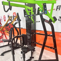 Presse à banc, équipement de musculation, presse pectorale commerciale, machine de musculation, plaque réglable, chargement latéral, large pectorale
