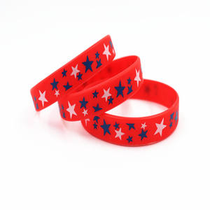 Vente en gros de bracelets en silicone Articles publicitaires de mode Sérigraphie Bracelet "Connaissez votre valeur" Produit promotionnel Chine - Product Image 6